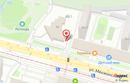 Русско-американский Христианский Институт (рахи) на улице Менжинского на карте