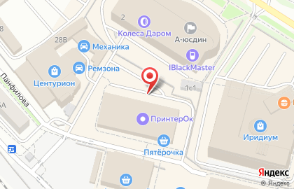 Белорусские продукты на улице Панфилова на карте