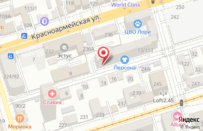 Общественный центр Мир Семьи на Восточной улице на карте