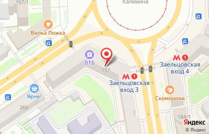 Терминал Открытие в Заельцовском районе на карте