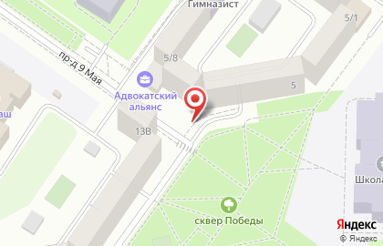 Киоск по продаже печатной продукции на улице Валерии Гнаровской на карте