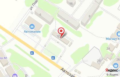 Автомойка самообслуживания ЭКО на Автозаводской улице на карте