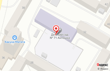 Детский сад Антошка №71 на карте