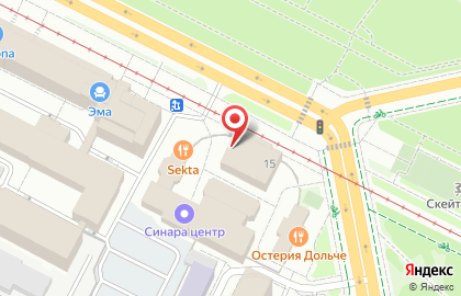 Студия изобразительного искусства Полосатый кот на Верх-Исетском бульваре на карте