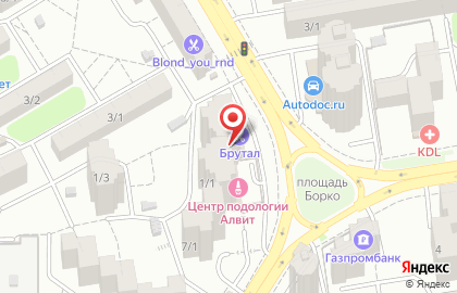 Ростовский филиал Банкомат, ОТП Банк на улице Добровольского на карте