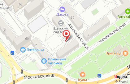 Sport Mix на Московском шоссе на карте
