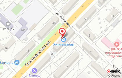 Магазин товаров для рыбалки в Тракторозаводском районе на карте