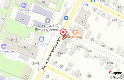 Автоцентр Automag на Железноводской улице на карте