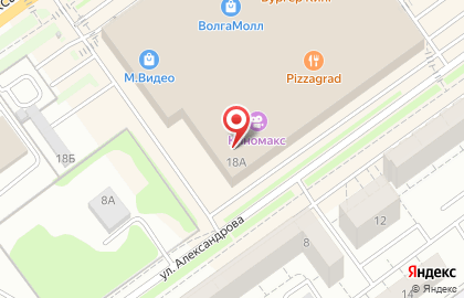 Супермаркет Перекресток на улице Александрова на карте