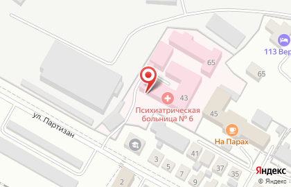 Психиатрическая больница №6 в Москве на карте