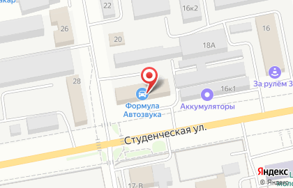 Адвокатский кабинет Шатова А.В. на Студенческой улице на карте