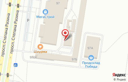 Магазин сантехники и хозтоваров и хозтоваров в Автозаводском районе на карте