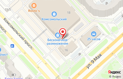 Фирменный магазин частной пивоварни Штольц Брава на Комсомольском проспекте на карте