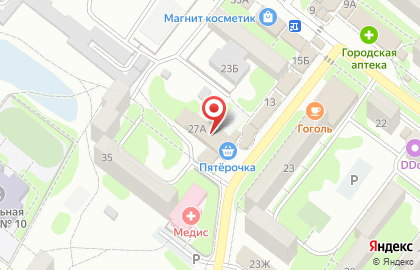 Супермаркет Пятёрочка, супермаркет в Будённовске на карте