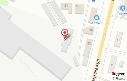 Щёкинская городская электросеть, ОАО на карте
