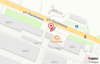 Столовая Застолье в Октябрьском районе на карте