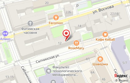 Магазин морепродуктов Камчатка в Петроградском районе на карте