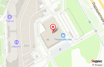 Перекресток в Приморском районе на карте