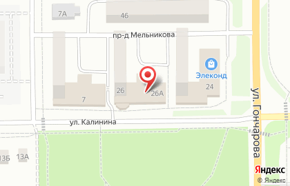 Супермаркет Магнит в Ижевске на карте