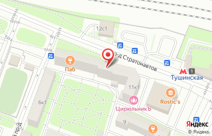 Парикмахерская в Москве на карте