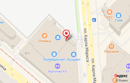 Салон мебели Мебель Поволжья на площади Карла Маркса на карте