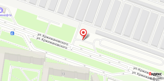 Автосервис Тип-Топ на улице Кржижановского на карте