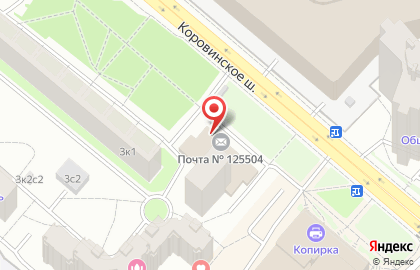 Почта Банк в Москве на карте