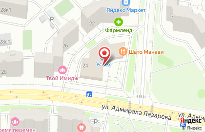 Logibox на улице Адмирала Лазарева на карте