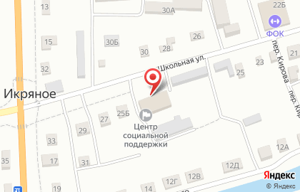 Центр социальной поддержки населения Икрянинского района на карте