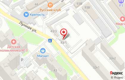 Автостоянка ТЦ Поволжье на карте