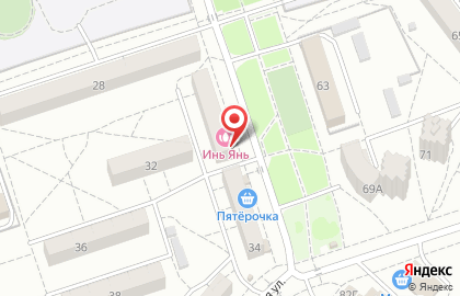 Салон-парикмахерская Инь-Янь на Советской улице на карте