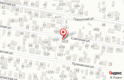 Магазин продовольственных товаров на Сквозной улице на карте