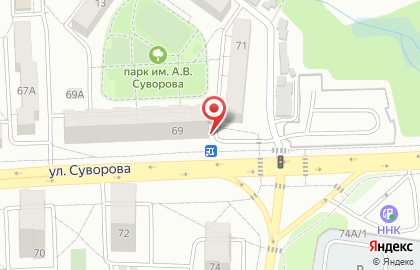 Парикмахерская Шери в Индустриальном районе на карте