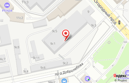 Авалон в Огородном проезде на карте
