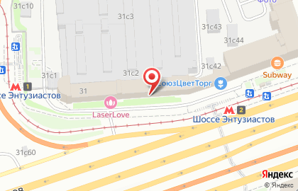 Ресторан Гриль Хаус на метро Шоссе Энтузиастов на карте
