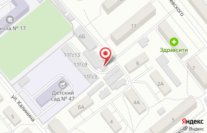 Орелтеплогаз, ООО, участок Заводского района на карте