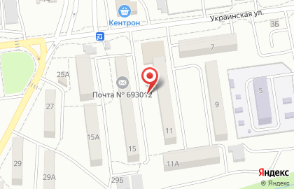 Почтовое отделение №12 на Украинской улице на карте