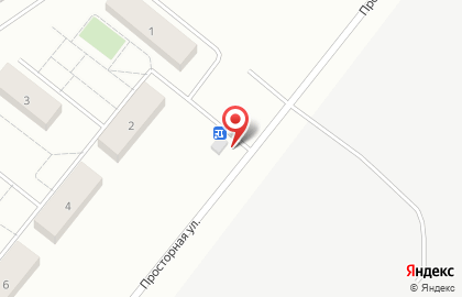 Продуктовый магазин Просторы на карте