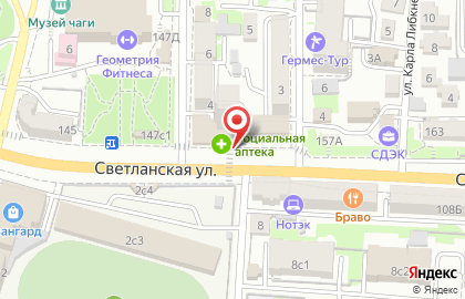 Ортопедический салон Ортомед на улице Светланская, 155 на карте