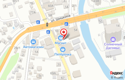 Аптека Магнит-Аптека в Сочи на карте