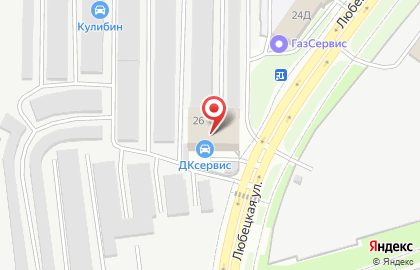 Автосервис Кулибин на карте
