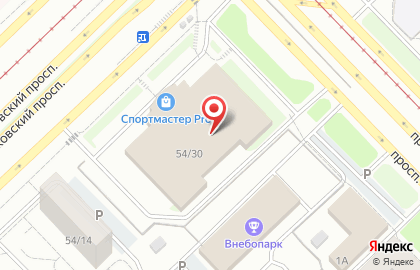 Магазин спортивных товаров Спортмастер на Московском проспекте в Набережных Челнах на карте