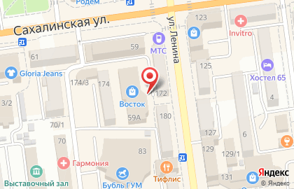 Магазин Зоомир на Сахалинской улице на карте