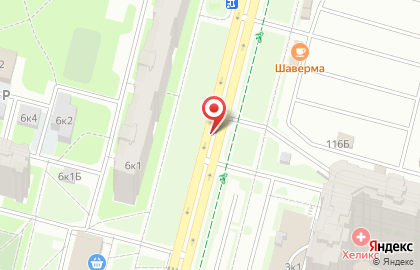 Сияние на Яхтенной улице на карте