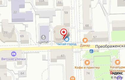 ТЦ Театро на Преображенской улице на карте