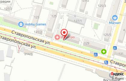 Магазин детских товаров Колобок на Ставропольской улице на карте