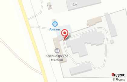 Красноярское молоко, ООО, молокозавод на карте