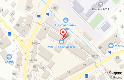 Магазин бытовой химии и косметики Магнит Косметик на Комсомольской улице на карте