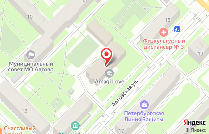 Клуб развития интеллекта МетаСтарт на Автовской улице на карте