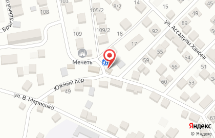 Гастроном Южный в Буйнакске на карте